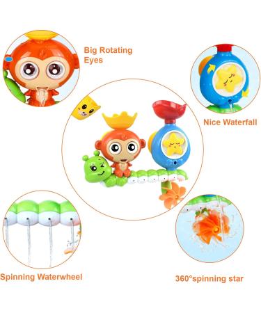 OSLINE Bath Toys for Babies 6-12 Months | Toddler Bath Toys for 1-5 Year Old | Baby Sensory Toys for Water Play | Boys Girls Tub Kids Toys Age 2 3 4 | Gift for 1 2 3 Year Old - Buy Online on GoSupps.com