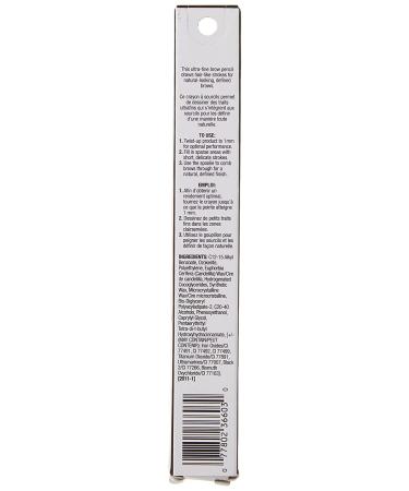Wet n Wild Micro Brow Pencil 649A Deep Brown - Ultra-Fine 0.002 oz | Perfect for Precise Brows - Buy Online on GoSupps.com