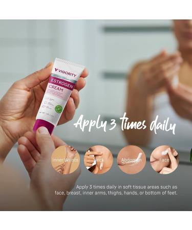 Natural Bioidentical Estrogen Cream for Menopause Relief & Hormonal Balance - With Wild Yam for Hot Flashes & Menstrual Cycle Support - Buy Online on GoSupps.com