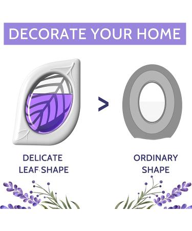 Lavender Essential Oil Air Freshener 4 Pack - Long Lasting Odor Eliminator for Home, Closets, Bathroom - Up to 120 Days - Buy Online on GoSupps.com