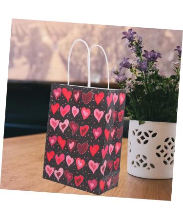 ABOOFAN 30 Pcs Valentine's Day Tote Valentine Paper Bags for Kids Valentines Candy Bags Love Heart Gift Pouches Valentine Tote Bag Sweetest Day Gifts Mardi Gras Bag Girl Gift Bag Child 1 count (Pack of 1) As Shown 2x3pcs - Buy Online on GoSupps.com