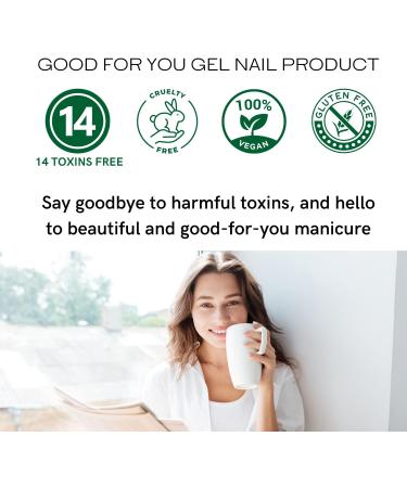 Alice & Bella Semi-Cured Gel Nail Wraps Set - Clear Nail Strengthening Gel Coat - Trendy Nude Manicure - Complete Kit with Prep Pads, Nail File & Cuticle Stick - Buy Online on GoSupps.com