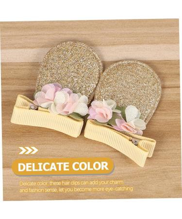 minkissy 2 Pairs Bunny Ear Hair Clip Infant Girls Clothes Toddler Dress Hair Clips for Girls Chinese New Year Hairpins Rabbit Hairpins Hair Accessories for Easter Kids Barrettes for Hair - Buy Online on GoSupps.com