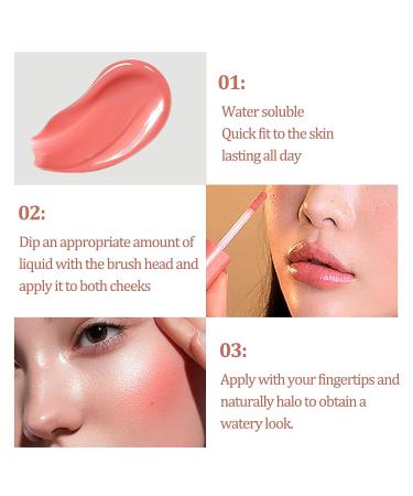 Nude Matte Liquid Blush Mini - Waterproof & Long-Lasting | Light, Breathable Formula | Multi-Use Cheek & Lip Tint Wand | Portable Cream Blusher - Buy Online on GoSupps.com