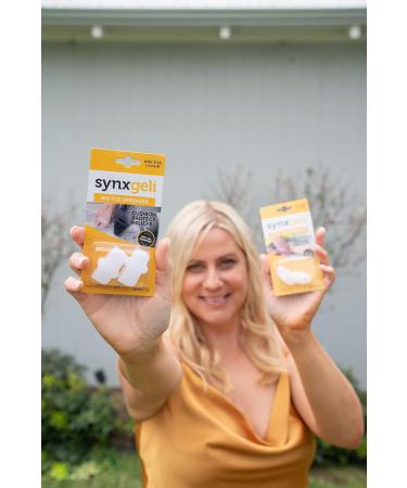 SynxGeli Gel Toe Separators - Bunion Relief Cushions & Hammer Toe Straighteners - Comfort & Protection for Toes - Ideal Toe Spacers for 4th & 5th Toes - Buy Online on GoSupps.com