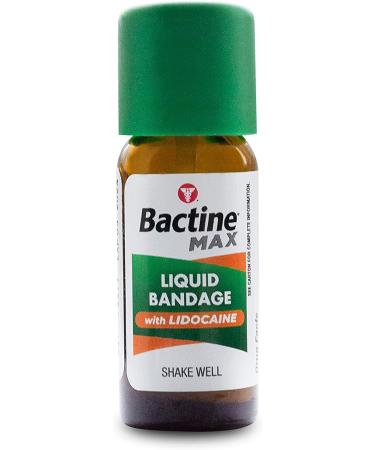 Bactine MAX Liquid Bandage with Lidocaine - 0.3 fl. oz | Fast-Acting Relief - Buy Online on GoSupps.com