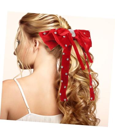 Beaupretty Fabric bow hairpin hair barrette large hair bows satin hair bows girls bow hair clips silk hair bows hair bows for women girl hair bows big hairpin fabric woman Autumn And Big - Buy Online on GoSupps.com