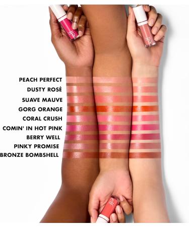 e.l.f. Cosmetics Power Grip Primer Gel-Based & Hydrating Face Primer & Camo Liquid Blush Long-Lasting Liquid Blush For High-Pigment Colour - Buy Online on GoSupps.com