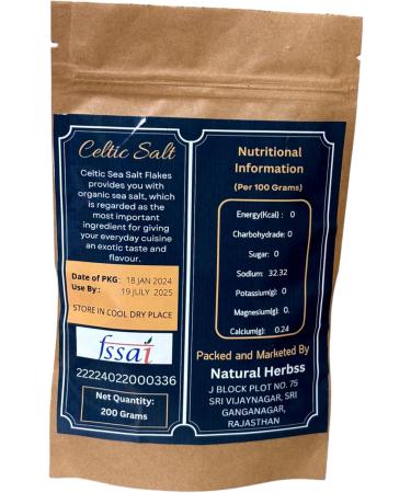 Celtic Sea Salt Coarse Dry 100% Organic Hand Harvested Perfect for Cooking and Hydration Improves Electrolyte Balance (Certified Product) - Buy Online on GoSupps.com