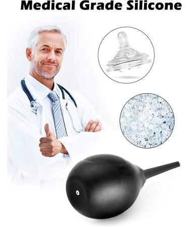 SENSIVO Enema Bulb 10.1oz with Back-Flow Prevention | Silicone Enema Kit for Colon Cleansing | Anal & Vaginal Douche Bottle | Reusable for Men & Women - Buy Online on GoSupps.com