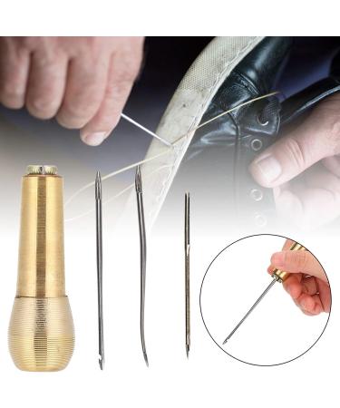 Copper Handle Sewing Awl Set - Leather Craft Stitcher Tool (2 Pack) - Buy Online on GoSupps.com