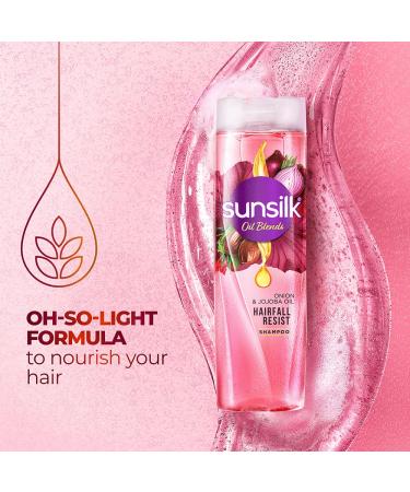 Sunsilk Onion & Jojoba Oil Hair Fall Shampoo - Strengthen & Lengthen Hair - 370ml - Buy Online Worldwide - Buy Online on GoSupps.com