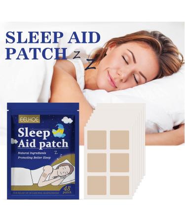 Natural Sleep Aid Patches - Fall Asleep Faster | 48 Sleep Patches for All Ages - Relieve Muscle Tension & Fatigue - Buy Online on GoSupps.com