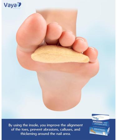 Vaya Medical Toe Straightener Toe Crest Hammer Toe Corrector Polyurethane Foam Cotton Left 1 Piece - Buy Online on GoSupps.com