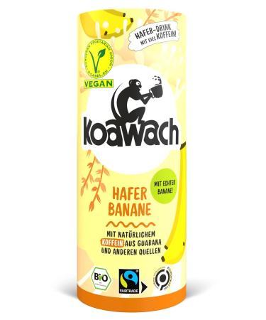 Buy Koawach Chocolate Drink - Vegan Banana Flavor (12x235ml) | Organic Fairtrade Drinking Chocolate & Energy Drink - Buy Online on GoSupps.com
