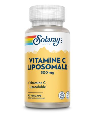 Solaray Vitamine C Liposomale 500mg | vitamine C liposoluble | 30 Vegcaps
