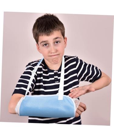 GLEAVI Wrist Sling Children's Arm Sling Arm Sling for Wrist Injury Arm Sling Suspend Wrist Strap Net The Shoulder 50X27CM Sky-blue - Buy Online on GoSupps.com