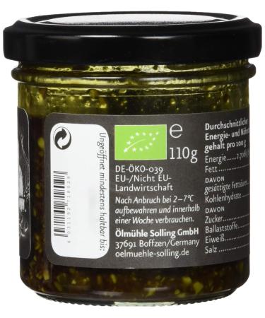  lm hle Solling Organic Cashew-Pumpkin Seed Pesto in a Jar - 110g | International Shipping Available - Buy Online on GoSupps.com