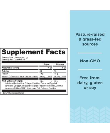 Buy Dr. Axe Ancient Nutrition Multi Collagen Protein 1 lb - Supports Healthy Skin, Joints & Hair - Buy Online on GoSupps.com