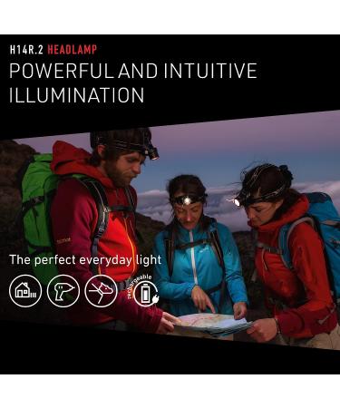 Ledlenser H14R.2 Black Rechargeable Headlamp - Buy Online on GoSupps.com