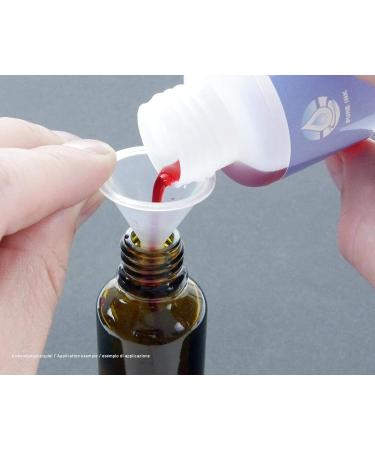  Octopus Octopus Set of 5 20 ml brush bottles with mounted brush brown glass bottle with brush cap nail polish bottle e.g. for varnish paint glue oils - Buy Online on GoSupps.com