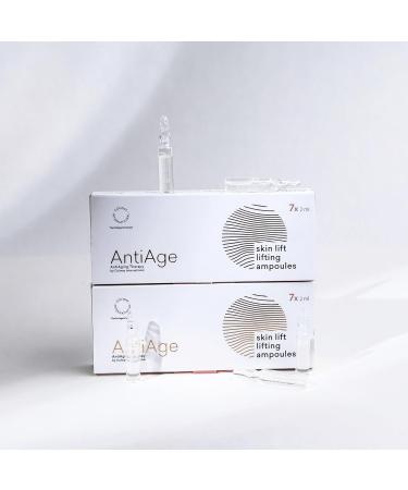 Colway - Face Serum Ampoules Anti-Aging Serum Immediate Effect With Collagen Instant Skin Firming Facial Serum 30 Day Treatment Ampoules - AntiAging - 7x2 ml - Buy Online on GoSupps.com