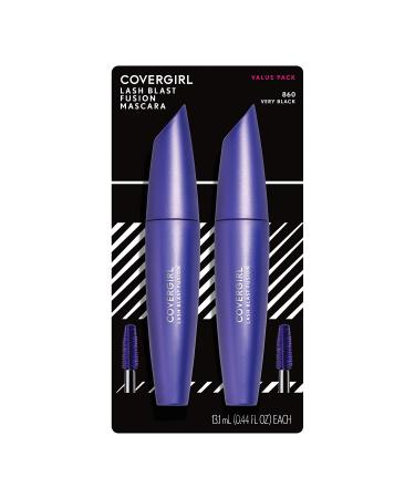 Covergirl Lash Blast Fusion Mascara 860 Very Black â€“ 2 Count (0.44 fl oz each) | Flawless Volume & Length - Buy Online on GoSupps.com