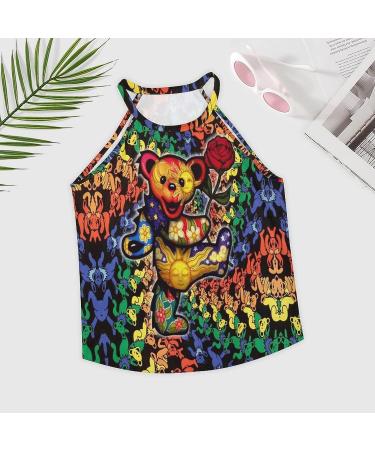 Women's Summer Tank Top - Sleeveless Casual Vest with Funny Patterns, Colorful Design - X-Large - Buy Online on GoSupps.com