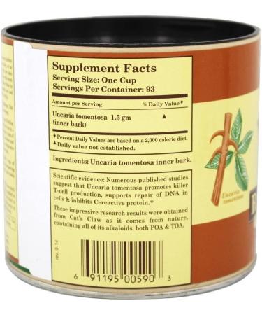 Royal Cat's Claw 4.9 oz (140 g) - Whole World Botanicals | Premium Herbal Supplement - Buy Online on GoSupps.com
