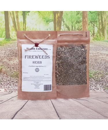  HEALTH EMBASSY Health Embassy Woodweed Herb Herb Herbal Tea | Epilobium Angustifolium L | Fireweeds Herb Tea 100g - Buy Online on GoSupps.com