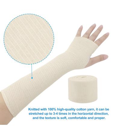 Elastic Hose Compression Bandage for Large Knees & Medium to Large Calves - 8.75cm x 10m | Supportive Cotton & Elastaan | International Shipping - Buy Online on GoSupps.com