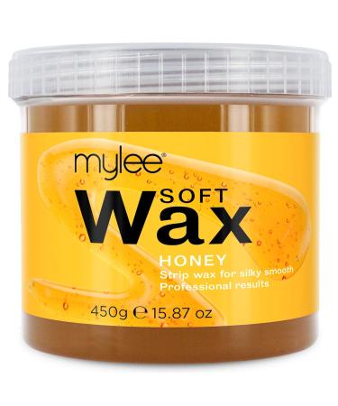 Mylee Honey Soft Creme Wax for Sensitive Skin 450g Microwavable & Wax Heater Friendly Ideal for All Body Area Stubborn Coarse Hair Removal - Buy Online on GoSupps.com
