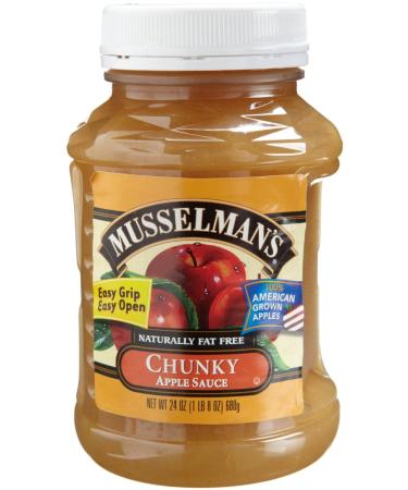 Musselman's Chunky Applesauce 24oz Bottle (Pack of 4)