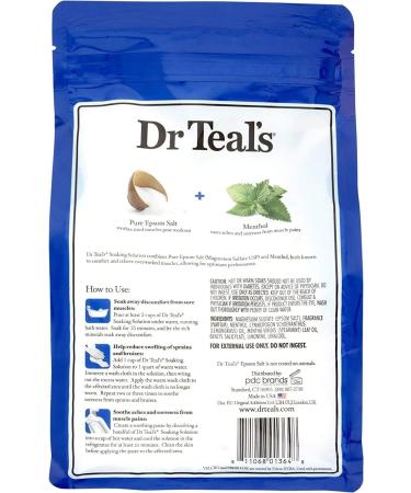 Dr Teal's Epsom Salt Bath Variety Gift Set (3 Pack 3lbs Each) - Lavender Vitamin C & Citrus - Essential Oils for Pre & Post Workout Relief Alleviate Stress & Aches - Ideal for International Shipping - Buy Online on GoSupps.com
