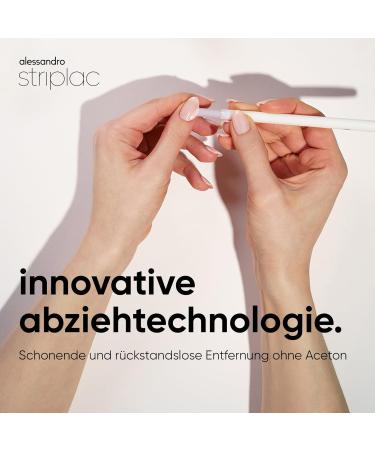 alessandro Striplac UV nail polish Baby Blue Shimmer opaque & scratch resistant up to 15 days easy to apply gentle removal technology vegan blue 65 ml - Buy Online on GoSupps.com