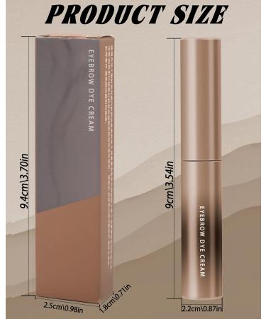  LYSdefeu Eyebrow Color Gel Waterproof Long Lasting Light Blonde Colorful Gel Volume Extension Mascara Eye Makeup for Women (01#light blonde) - Buy Online on GoSupps.com