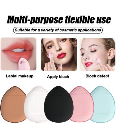 Concealer Brush & Mini Makeup Puff Set - 6 Essential Beauty Tools for Flawless Eye Cream & Concealer Application - Covers Blemishes & Dark Circles - Buy Online on GoSupps.com