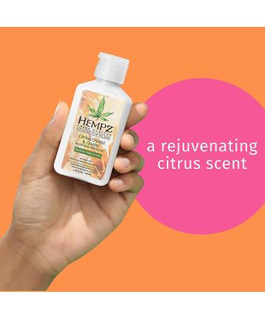 Hempz Fresh Fusions Citrine Crystal and Quartz Herbal Body Moisturizer - 2.25 oz Unisex Moisturizer - Buy Online on GoSupps.com