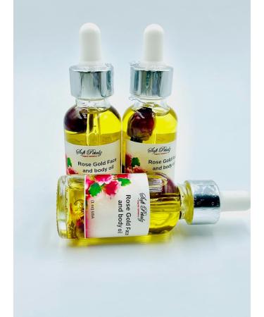 Buy Soft Petalz Rose Gold Facial Oil - Nourishing & Hydrating Skincare | International Shipping Available - Buy Online on GoSupps.com