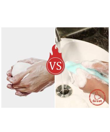 Exfoliating Mesh Soap Pouch - Bubble Foam Net for Body & Facial Cleaning | Random Colors - Pack of 10 - Buy Online on GoSupps.com