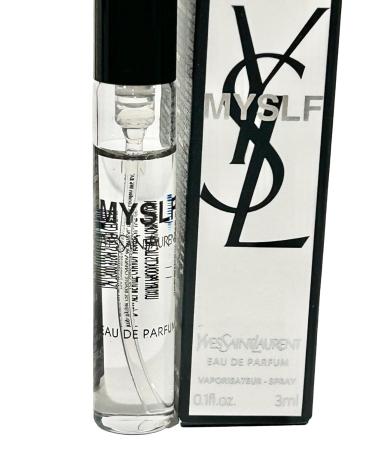 YVES SAINT LAURENT YSL Men MYSLF SPRAY Perfume MINI SMALL TRAVEL SIZE 3 ml / 0.1 Fl oz Black - Buy Online on GoSupps.com