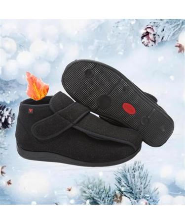 Women s Winter Thermal Non-Slip Adjustable Diabetic Shoes Pressure-Free Lightweight Walking Shoes for Elderly & Swollen Feet - Size 7 Black - Buy Online on GoSupps.com