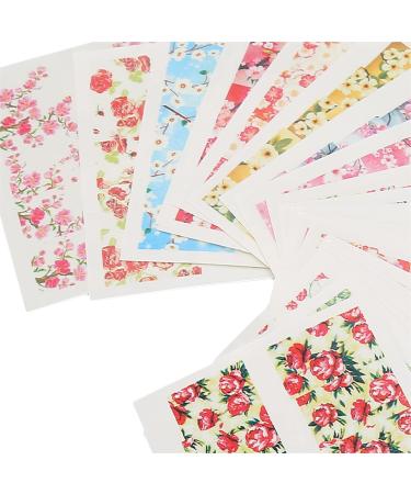 Nail Decals Nail Sticker Safe Eco Friendly Vivid Beautiful for Women Girls for Nail Salon for Birthday Party for Dating Gathering - Buy Online on GoSupps.com