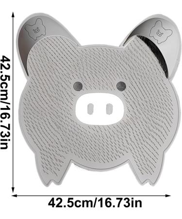 Gommage pour pieds de douche - Pour la douche - Avec ventouses - Pour enlever les callosit s - Montage mural - Antid rapant - Pour salle de bain personnes g es p dicure Gris - Buy Online on GoSupps.com