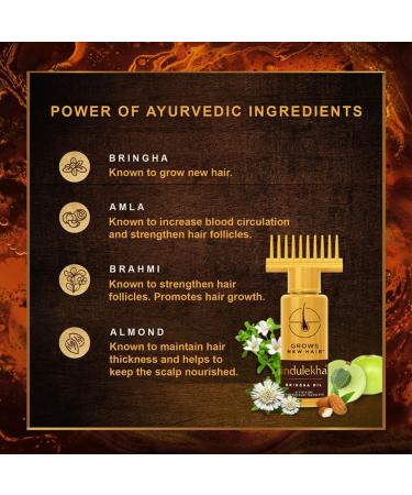 Indulekha Bringha Hair Oil Selfie Bottle 100 ml - Natural Hair Growth Solution | International Shipping Available - Buy Online on GoSupps.com