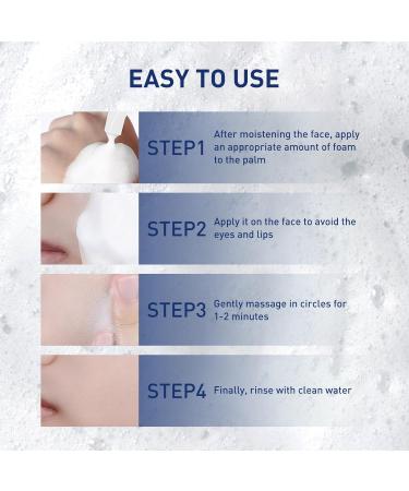 Lot De 2 Mousses Exfoliantes Nettoyant Visage Doux For Minimiser Les Pores Contr ler Le S bum Et liminer Les Points Noirs. - Buy Online on GoSupps.com