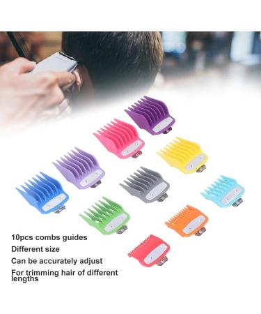 Hair Clipper Guards 10 Sizes Clippers Guards Colorful Number Clipper Guard Hair Clipper Guide Comb Compatiable for Hair Clippers Trimmers Attachment - Buy Online on GoSupps.com