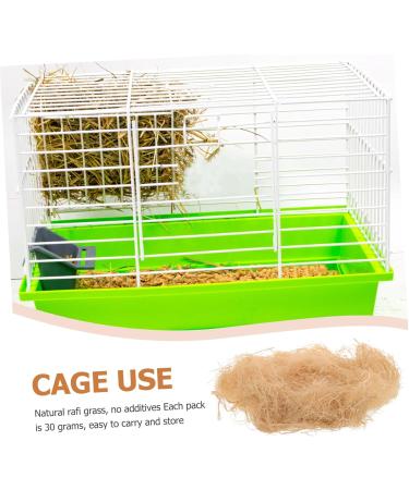 Yardwe 4-Pack Grass Silk Bed Linen Nesting Material for Birds - Ideal Nesting Accessories for Birdhouses (22x12x4cm) - Buy Online on GoSupps.com