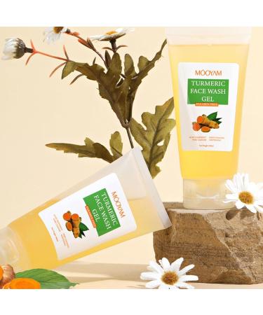 Kurkuma Face Detergent - Soothing & Moisturizing Facial Cleaner for Acne-Prone Skin | 100ml Turmeric Oil Cleanser - Buy Online on GoSupps.com