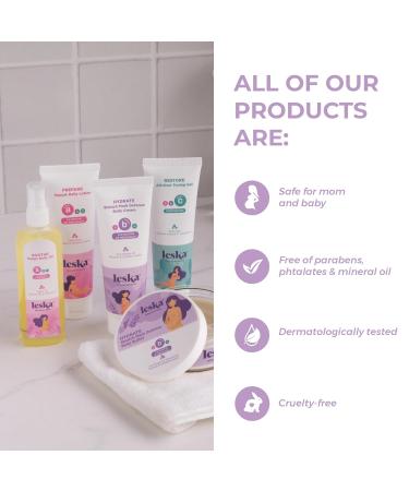 Leska Maternity Gift Set | Belly Lotion Belly Oil Stretch Mark Defense Cream & Belly Butter Toning Gel | All-Stages Skincare for Pregnancy & Postpartum | New Mom Gifts (Set of 5 4-4.93oz each) - Buy Online on GoSupps.com